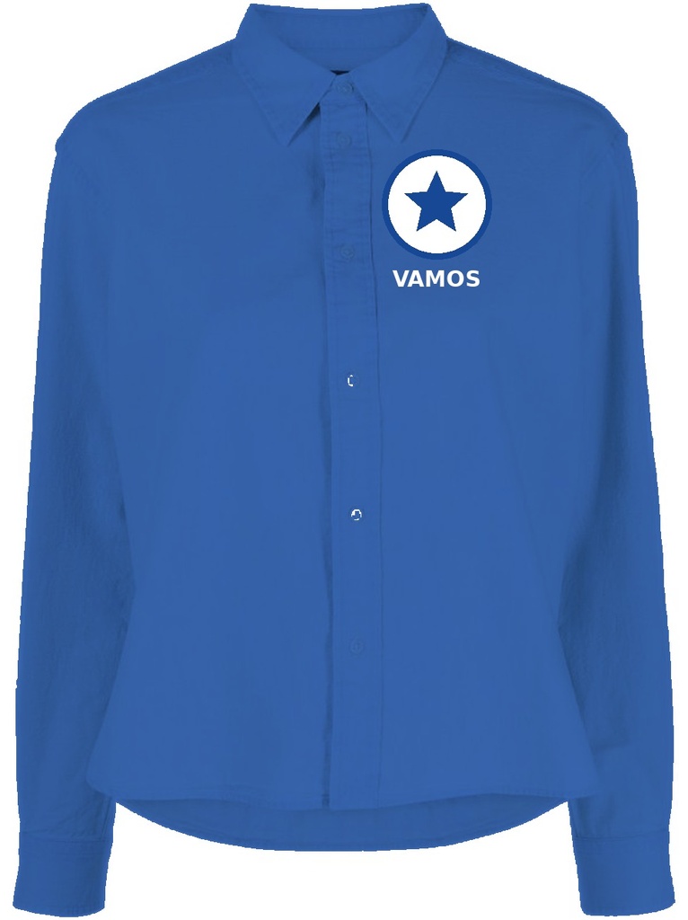 Camisa manga larga VAMOS - azul (S)