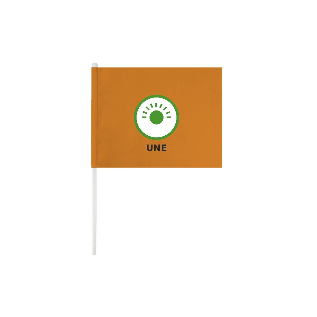 Banderin UNE - naranja