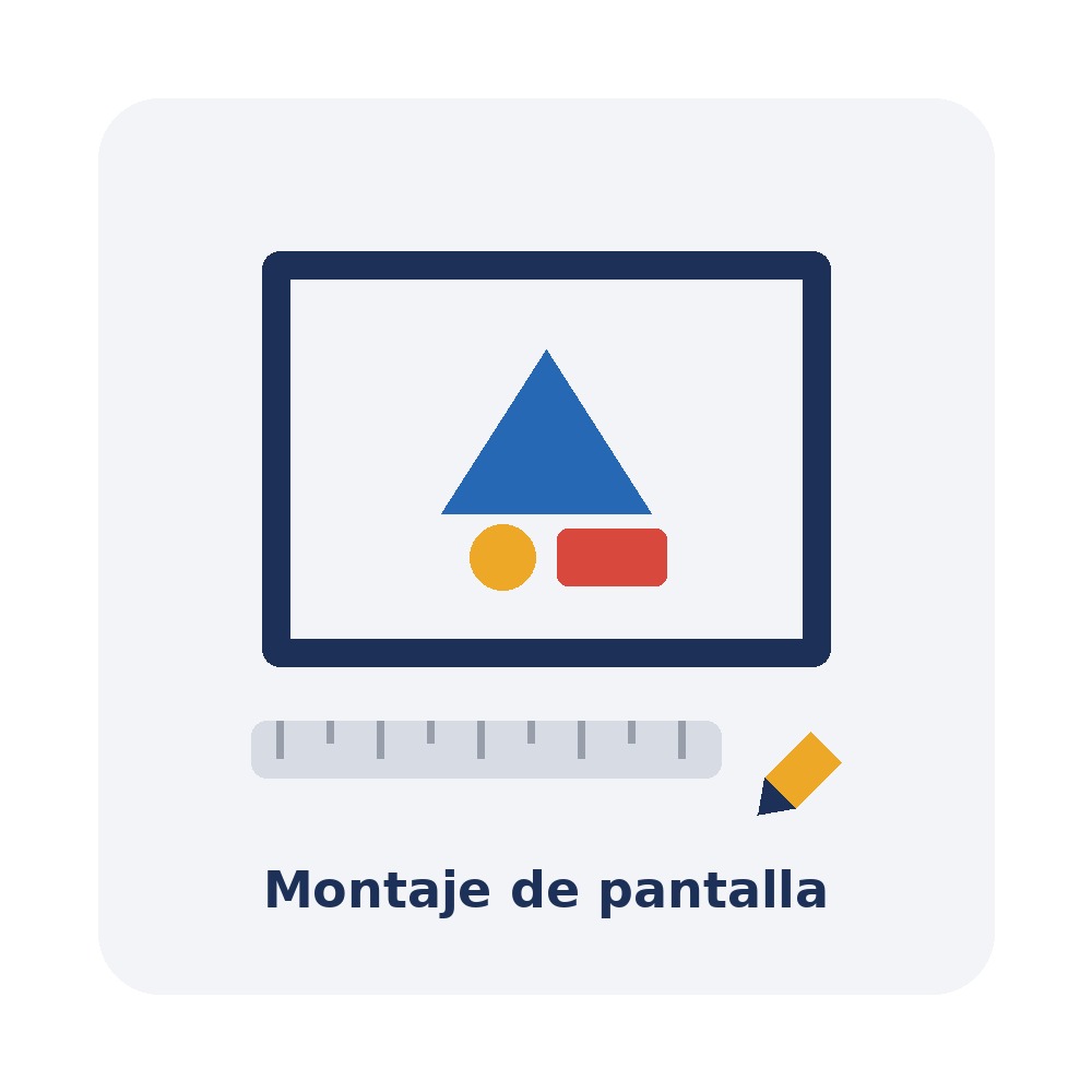 Montaje de pantalla / arte